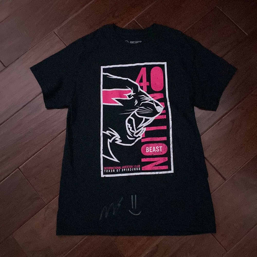 black mr. beast shirt